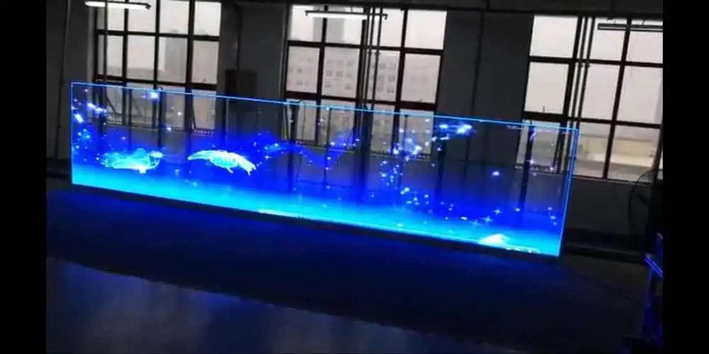 P3.97-7.81 LED Video Wall Display เช่าโปร่งใส สีเต็ม