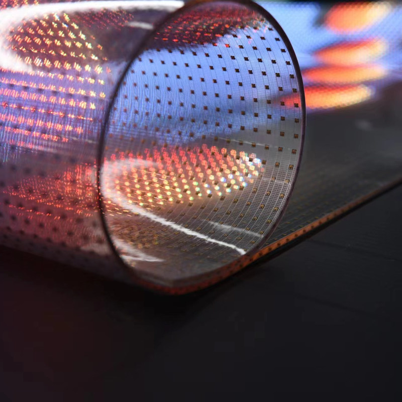 ภายใน กันน้ํา ใส LED สายป้าย, สีหลาย LED สีโปร่งหนังจอ