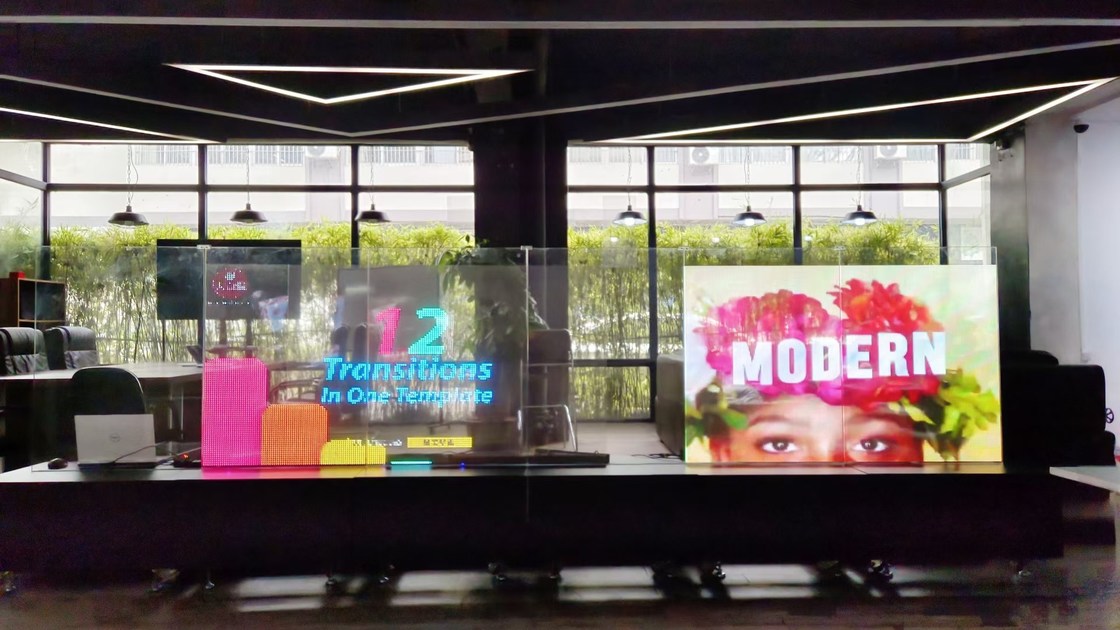 ภายใน กันน้ํา ใส LED สายป้าย, สีหลาย LED สีโปร่งหนังจอ