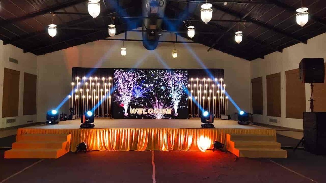 SMD กันน้ํา เช่า LED ผนังจอหลายประการ สีเต็ม