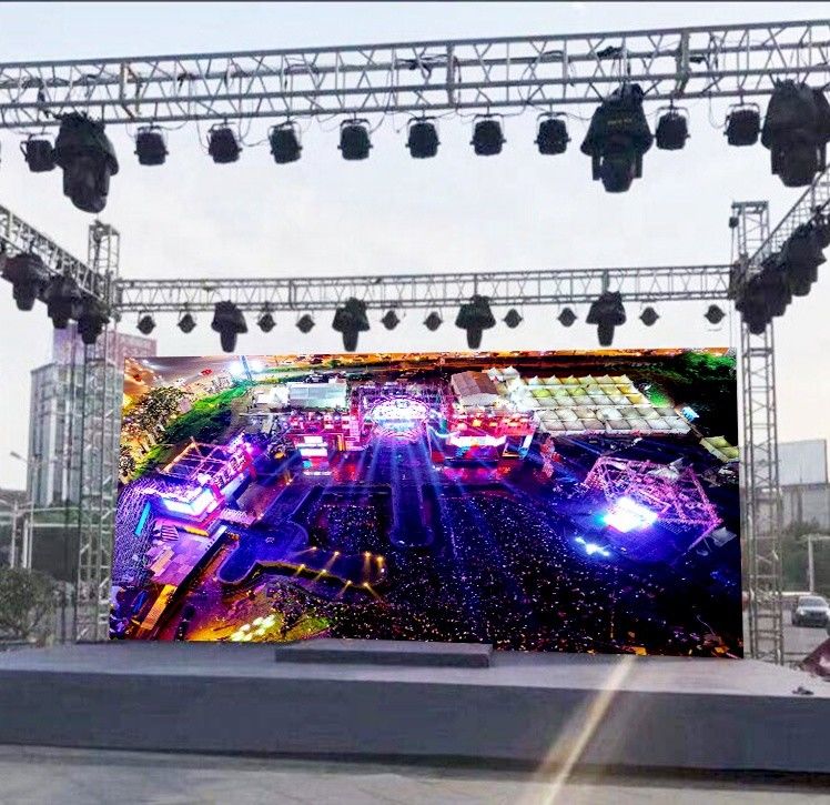 P3.91 เช่าหน้าจอ LED ระยะยาว, กําแพง LED หลายฟังก์ชัน สําหรับงาน
