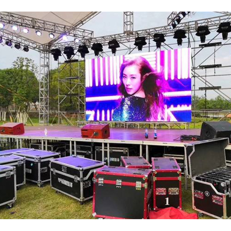 P2.604mm LED Wall On Hire อัตราการปรับปรุง 3840HZ สําหรับการแสดงบนเวที