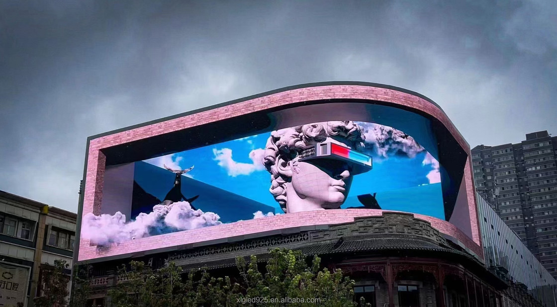 ISO9001 3D Outdoor LED Screens Multicolor P4.81 สําหรับการโฆษณา