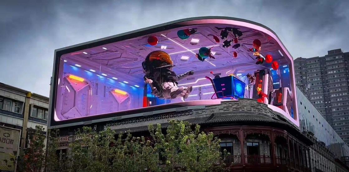 โปรแกรมโฆษณา หน้าจอ LED นอก SMD1921 P4.81 P3.91 P2.064 พิกเซล Pitch 4.81mm