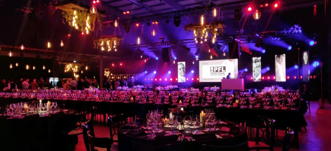 สเตจ ด้านใน LED Display Screen 500X500mm ตู้ P2.6 P2.9 P3.9 P595