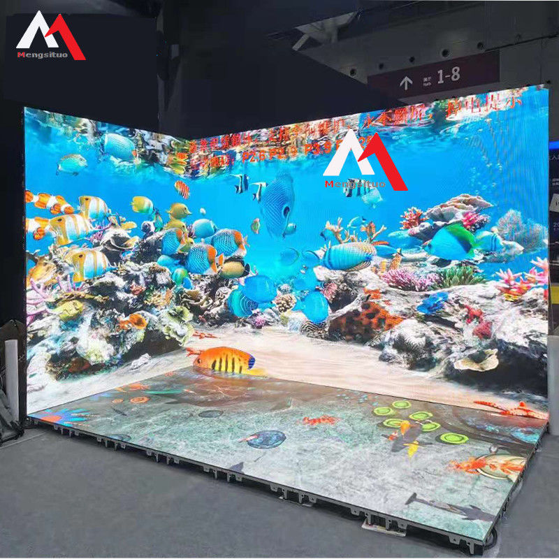 สกรีนจอ LED ภายในห้อง RGB ที่คงที่ SMD1212 สําหรับศูนย์การค้า