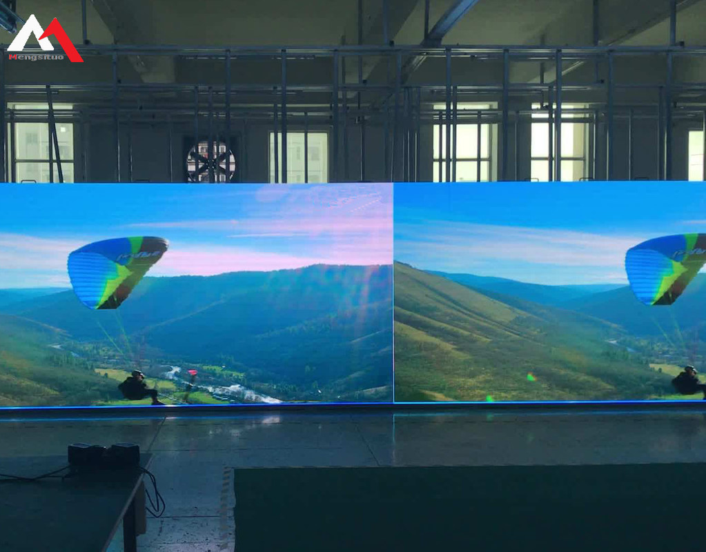 สกรีนจอ LED ภายในห้องพาณิชย์ P3.91 SMD2121 สีเต็ม