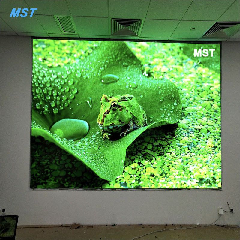 สกรีนจอ LED ภายในห้องพาณิชย์ P3.91 SMD2121 สีเต็ม