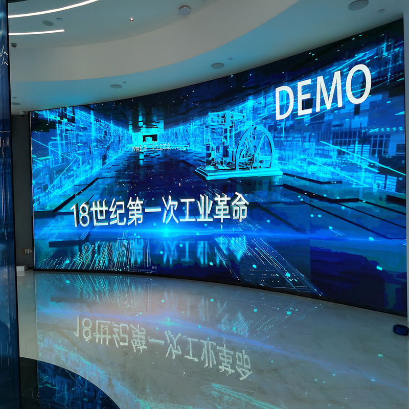 3840HZ คอนเสิร์ตโค้ง วิดีโอ วอลล์, SMD1515 LED Screen สําหรับฉากแสดง