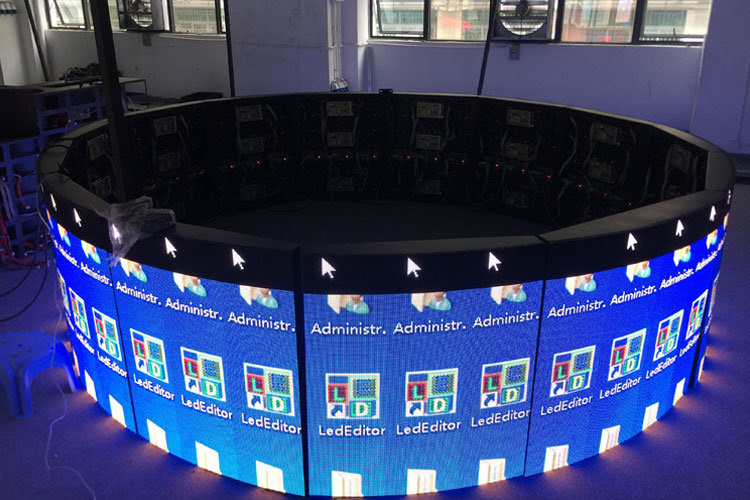 SMD1921 สกรีนการผลิตเสมือน LED Multiscene 3840HZ สีเต็ม