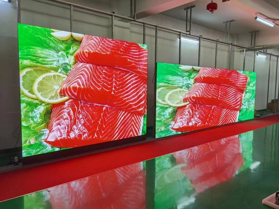 1000 บิต สเตจ แบคเกรนด์ LED Screen วัสดุอลูมิเนียมหลายประการ