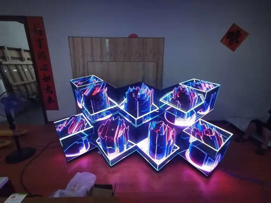 ผนังจอ LED Flex Lightweight ผนังจอหลายสี 2 มม พิกเซล Pitch